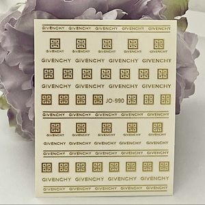 Luxury Designer Logo Fingernail Art Stickers